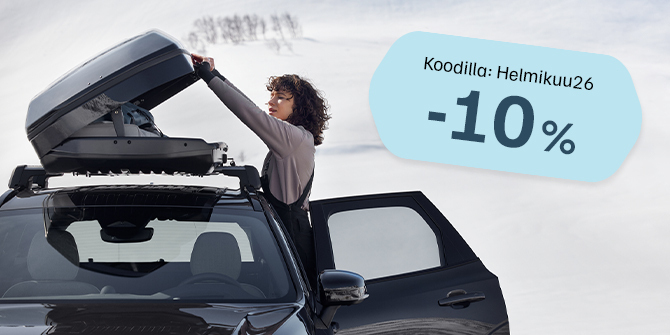 Kuvassa helmikuun alennuskoodi bilian verkkokauppaan